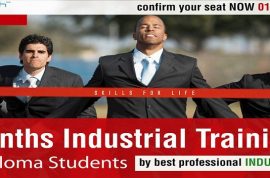 Industrial Training (Attachment) for Diploma Students – job Guaranteed