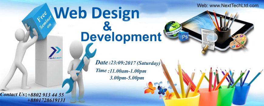 Free Seminar on Website Design and Development (23.09.2017)
